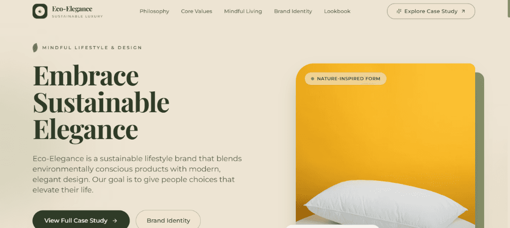 Eco-Elegance — Sustainable Luxury Lifestyle — Web and SaaS case study by Kuro Solutions